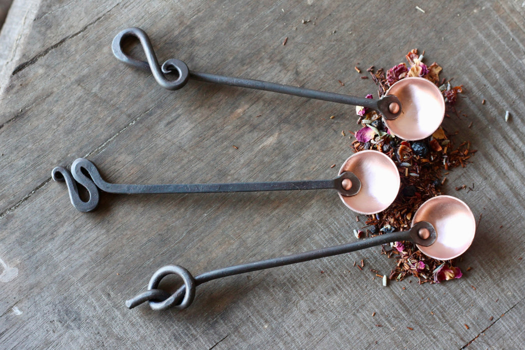 Copper Teaspoon & Tablespoon Set – Wheelis Forge
